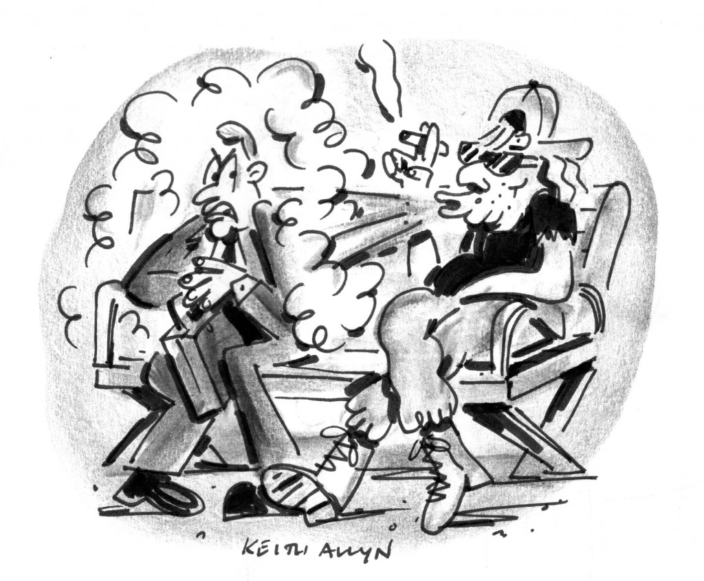 second hand smoke cartoon, happycalf