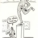 sculpture, cramp, cartoon, keithallyn