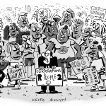 occupy wall street cartoon, occupy wall street, occupy wall street art, keithallyn, cartoon, el paso