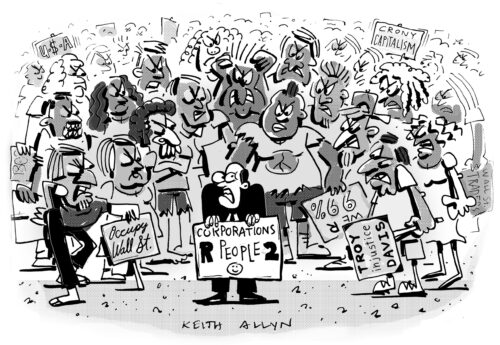 occupy wall street cartoon, occupy wall street, occupy wall street art, keithallyn, cartoon, el paso