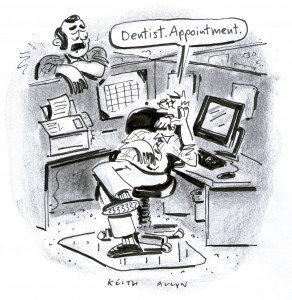 Dentist Appointment cartoon, keithallyn, happycalf