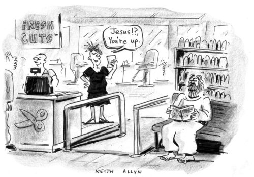 jesus christ cartoon, jesus christ haircut, cartoon, keithallyn