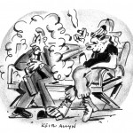 second hand smoke cartoon, happycalf