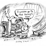 swings cartoon, happycalf, keithallyn