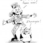 military, stranger